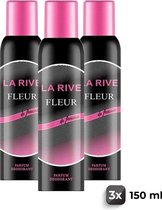 La Rive Deo Fleur de Femme - Voordeelverpakking 3 Stuks