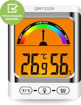 Datoza® Thermo Hygrometer - Luchtvochtigheidsmeter - Digitaal Weerstation Vochtigheidsmeter met Thermometer - Binnen - Verlichting