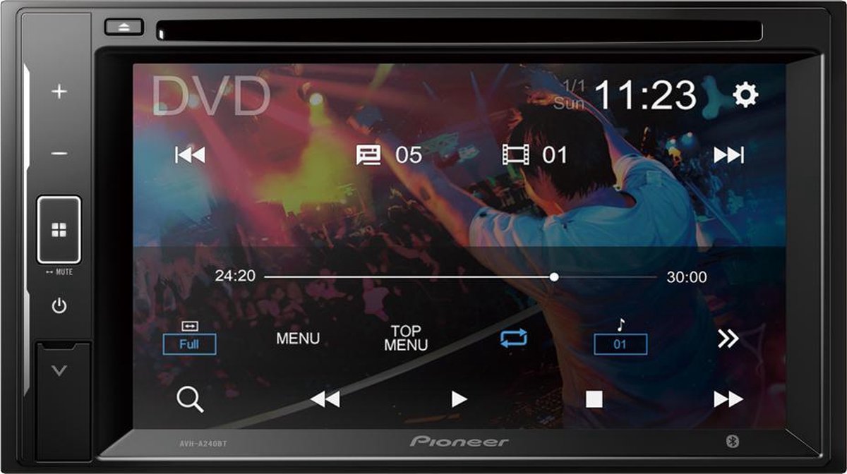 Pioneer AVH-A240BT - Autoradio Dubbeldin - Bluetooth Multimedia – foto 3