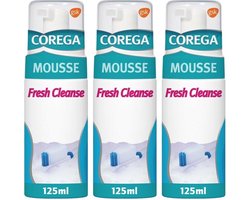 Corega Mousse Fresh Cleanse Reinigingsmousse Voor Gebitsprothese Multi Pack - 3 x 125 ml