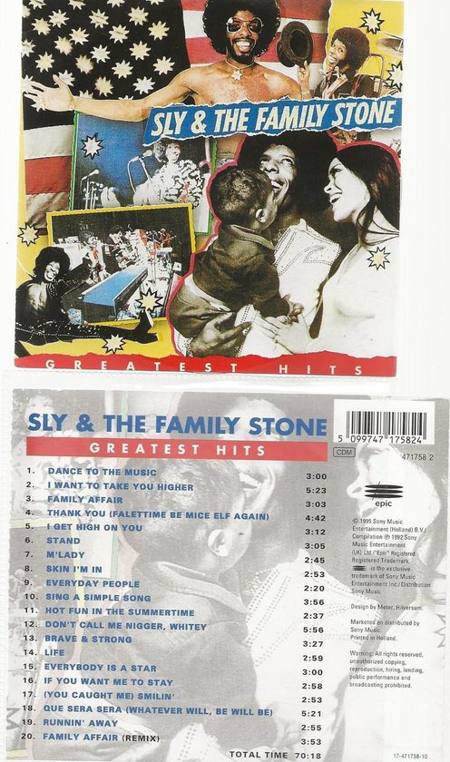 SLY & THE FAMILY STONE - GREATEST HITS