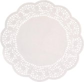 Papieren Kleedjes Wit 21cm 28st
