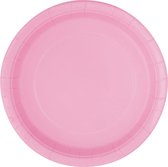 Gebaksbordje 18 cm 20 stuks roze