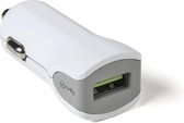 Celly Charger Car 2.4A Turbo Simple USB Blanc