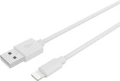 USB-Lightning Kabel, 1 meter, Wit - Celly | Procompact