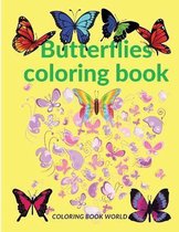 Butterflies coloring book