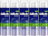 Gillette Series Scheerschuim Voor Gevoelige Huid Multi Pack - 5 x 250 ml