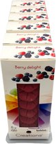Bolsius Creations - Berry Delight - Waxmelts - Geurchips - Geurtabletten - 48 stuks