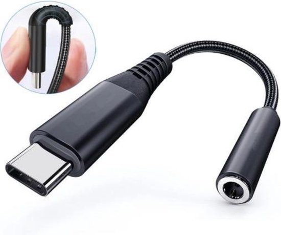 Adaptateur USB-C vers Jack 3,5 mm (Aux) blanc, Type-C vers Aux, hub, câble