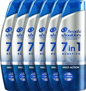 Bol.com Head & Shoulders 7in1 Krachtige Anti-Roos Shampoo - Voor Mannen - Voordeelverpakking - 6 x 225 ml aanbieding