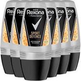 Rexona Deo Roller Sport Defence - Voordeelverpakking 6 x 50 ml