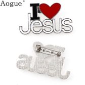 I Love Jesus Broche Pin