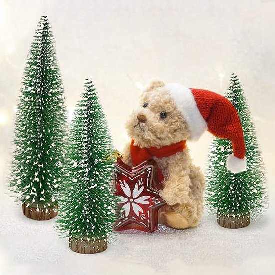 Mini groene dennenboom, kunstmatige kerstboom, mini kerstboom 10/15/20 cm,  dennenboom... | bol.com