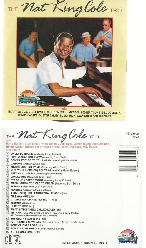 NAT KING COLE trio + Famous Guests