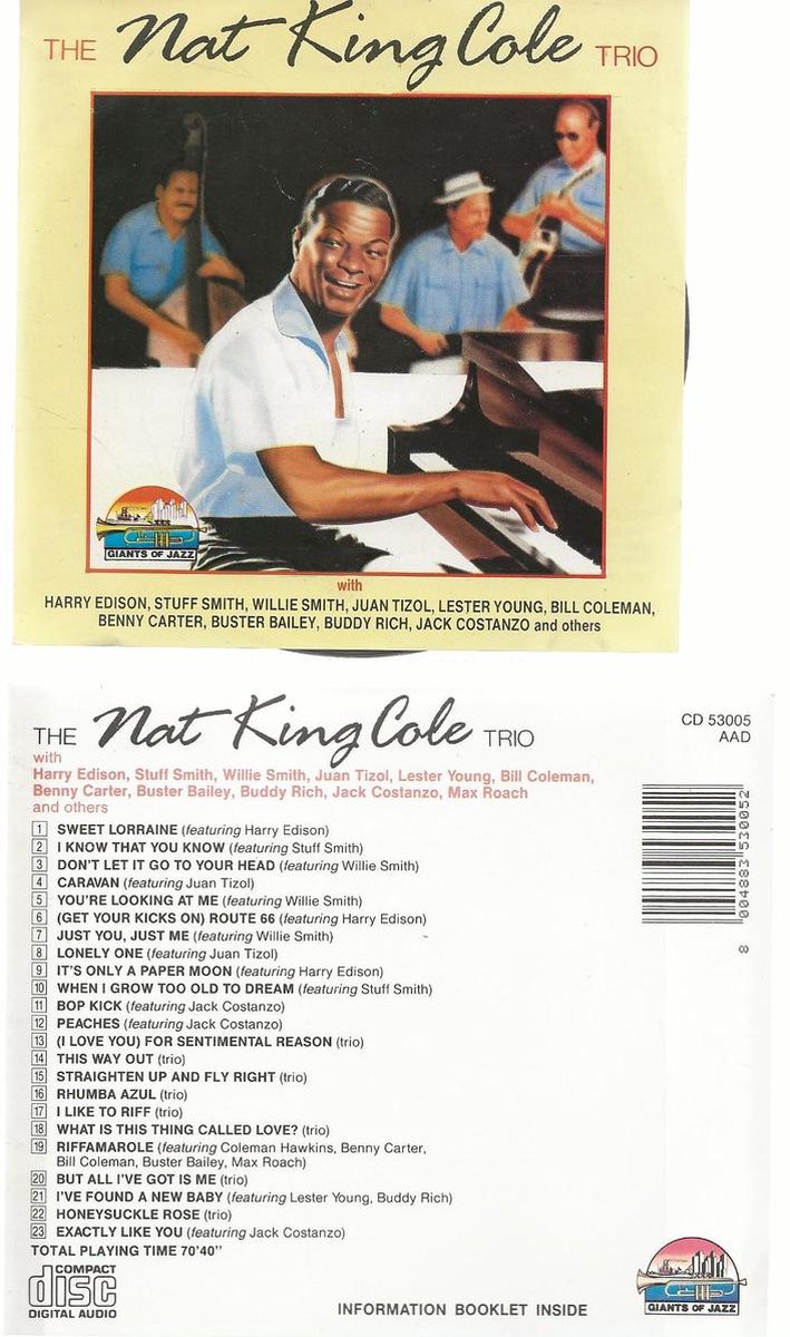 NAT KING COLE trio + Famous Guests