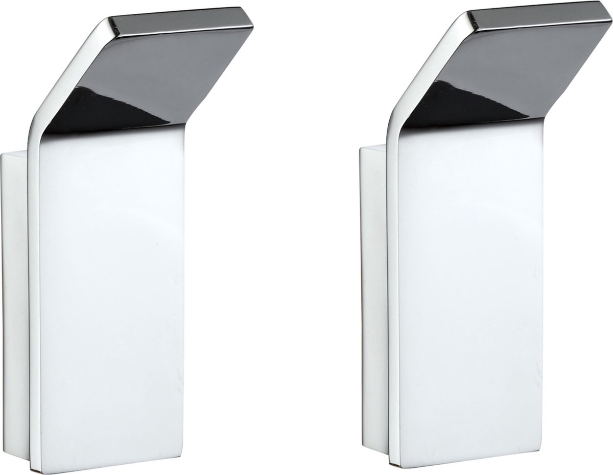Luzzo® Piazzo 2 stuks Handdoekhaken van Messing - chroom