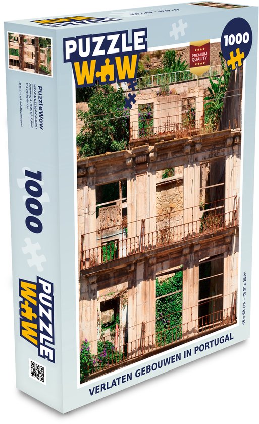 Krijger schrobben echtgenoot Puzzel Verlaten gebouwen in Portugal - Legpuzzel - Puzzel 1000 stukjes  volwassenen | bol.com