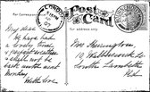 A Vintage Postcard Unmounted Rubber Stamp (CI-477)