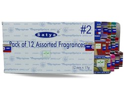 Satya Wierook Assortiment 2 – 12 Soorten (12 pakjes)