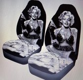 Universele stoelhoezen auto - Stoelhoes voor in de auto - Marylin Monroe