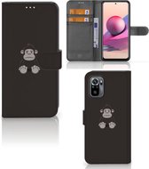 Telefoonhoesje Xiaomi Redmi Note 10S | 10 4G | Poco M5s Wallet Book Case Verjaardagscadeau Gorilla