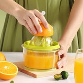 BOTC Citroenpers 4 in 1 - sinaasappelpers citruspers met houder 400 ml