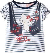 Hello Kitty | T-shirt | Baby | Blauw | 6 maanden | 100 % Katoen