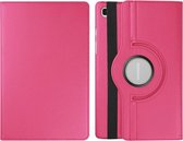 Xssive Tablet Hoes Case Cover voor Samsung Galaxy Tab A7 Lite (8.7 inch) T220 - 360° draaibaar - Hot Pink