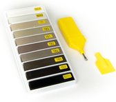 Beltraco - Set hardwas kleurenserie 740 vintage kleuren inclusief smelter voor reparatie van parket, laminaat, meubels, trappen, werkbladen voor gelakte en kunststof oppervlakken.