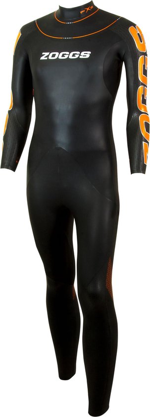 Zoggs FX2 - Wetsuit - Zwemmen - Triathlon - Heren - Zwart Oranje - Maat S |  bol.com