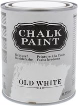 Peinture à la craie à la Chalk - Vieux White - Eau - 750 ml.
