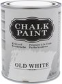Krijtverf - Chalk paint - Old White - Waterbasis - 750 ml.