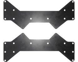 VESA-adapter VESA 200 (beugel) naar VESA 300/200, 300, 400/200, 400/300 en 400 (scherm) / zwart