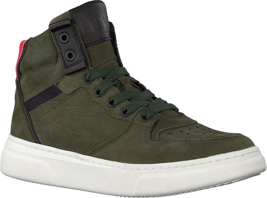 Hip H1969 Hoge sneakers - Jongens - Groen - Maat 36 | bol.com
