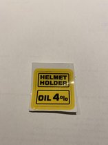 Helmet holder Honda camino 4% sticker