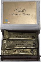 LEOPARD MIRACLE HONEY - 12 zakjes |EXTREEM LIBIDO HONING|LEOPARD SPECIAL EDITION | HANDIGE OPBERGDOOS | NATUURLIJKE VIAGRA | GOLDEN PACK | 24U | MIRACLE HONEY| ACTIEVE SEKSLEVEN VO