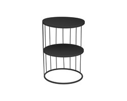Eazy Living Bijzettafel Destin Ø 36 cm Zwart
