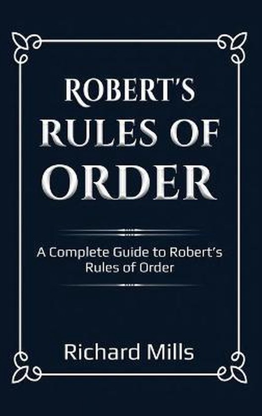 Robert's Rules of Order - cover