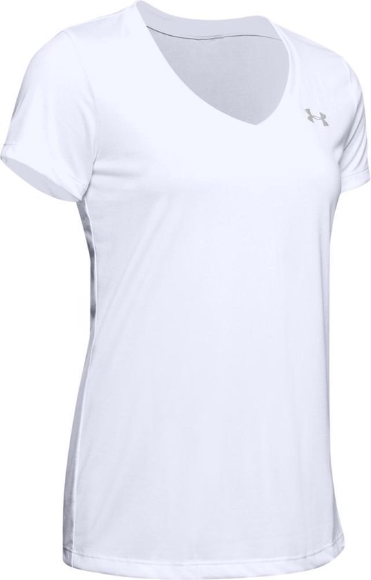 Under Armour Tech SSV - Solid Dames Sportshirt - Maat M