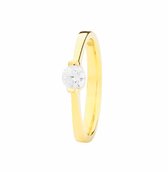 Hemels juwelier- HMLR102- 14k geelgouden- Ring- Dames- Damesring- Verlovingsring- Maat 56- 18mm- Moederdag aanbieding