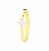 Hemels juwelier- HMLR102- 14k geelgouden- Ring- Dames- Damesring- Verlovingsring- Maat 56- 18mm- Moederdag aanbieding