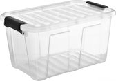 Boîte conteneur avec couvercle - Plast Team HOME BOX 30L QUALITÉ