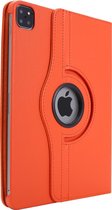 Tablet2you.nl - Apple iPad Pro 11 - 2020 & 2021 - Roterende, leren hoes - Oranje