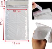 Hoge kwaliteit Arofol Poly plastic luchtkussenenvelop 25 stuks / zelfklevende sluiting met beschermstrip / onscheurbaar en waterbestendig / bubble enveloppen.