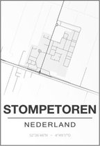 Poster/plattegrond STOMPETOREN - 50x70cm