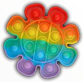 Fidget Toys - Regenboog Bloem - Pop It Fidget Toy - Rainbow - TikTok - NIEUW