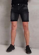 2Legare Noah Stretch Short Jeans - Black (102)