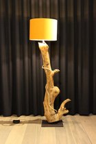 Vloerlamp - InteriZO! - Boomtak met lampenkap - Medium