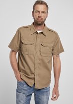 Heren Shirt US Shirt Ripstop shortsleeve camel