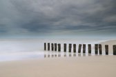 Foto Ameland foto afgedrukt op aluminium 120 x 60 cm de wadden op zijn mooist